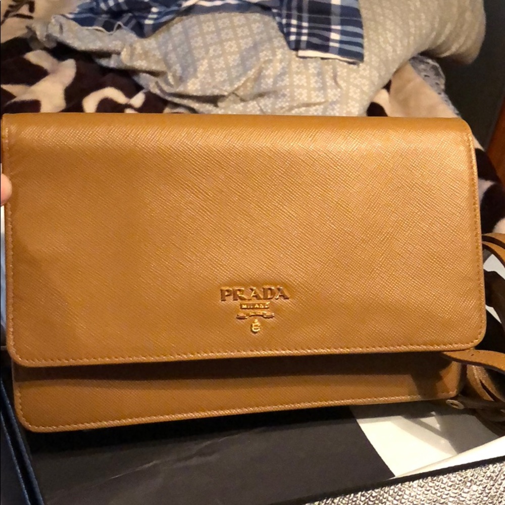 Authentic PRADA Saffiano Purse Wallet